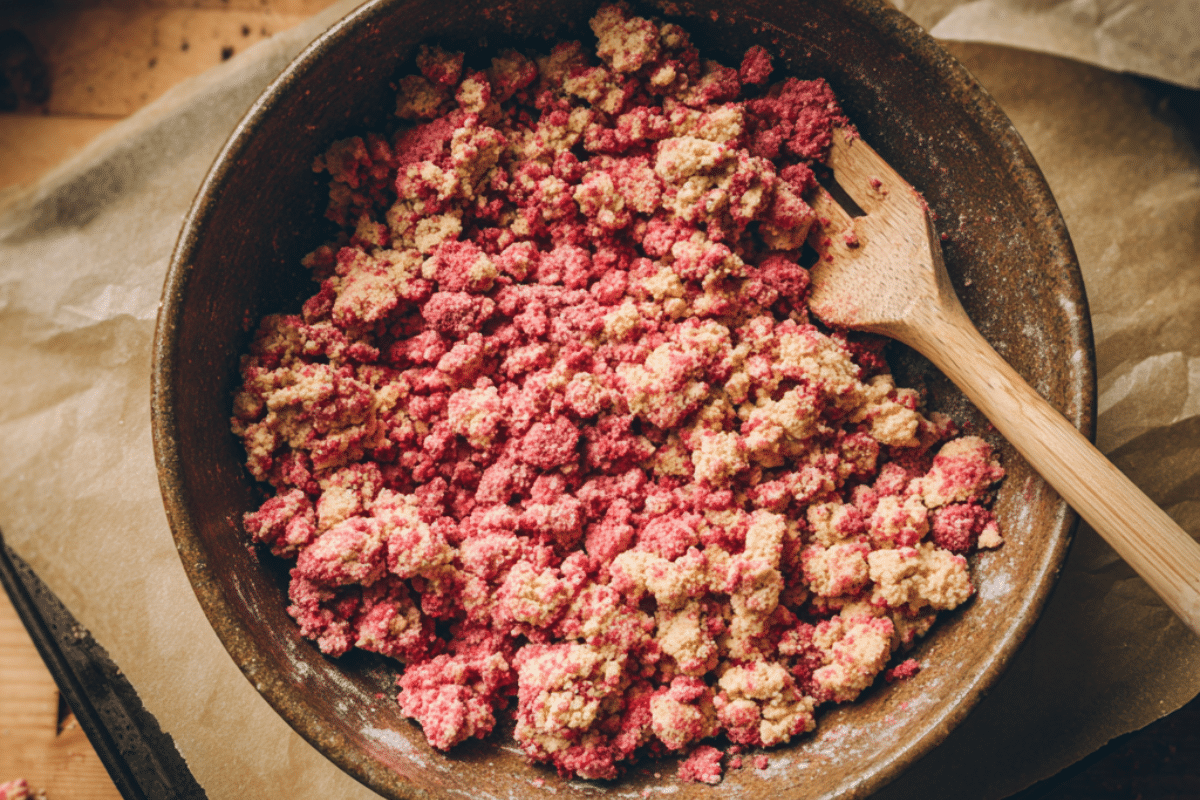 Make the Strawberry Crunch Topping Make the Strawberry Crunch Topping